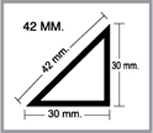 สามเหลี่ยมลบ 42มิล