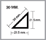 สามเหลี่ยมลบมุม 30มิล